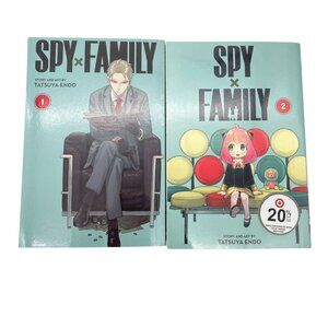 Spy X Family Manga Tatsuya Endo volumes 1 2 Viz graphic art book